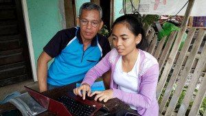 Queenie Liwat and Pastor Clay Rojo